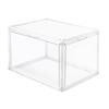 Artefacto para Guardar Zapatos Caja de Zapatos Transparente Caja de Almacenamiento Caja de Zapatos Plegable Transparencia Alta Mascota Magnética a Prueba de Polvo Estante de Zapatos Apilable
