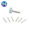 F136 Aleación de Titanio Espiral Interna de un Solo Extremo Barra Recta Modificada para Pendiente 1.0/1.2 Barra de Repuesto Barra para Cuidado del Oído Accesorios