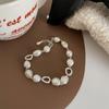 Versión coreana de diseño nicho pulsera de perlas de personalidad de alta gama para mujer estilo ins lujo ligero pulsera exquisita 2022 Nuevo