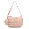 Bolsa Nuvem Plissada Popular Atacado Transfronteiriço, Bolsa de Letras Fashion, Bolsa Tote de Ombro Dumpling, Bolsa Feminina de Algodão para Axila