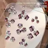 K9 de Alta Calidad Accesorios para Uñas sin Fondo de Pedrería Rosa Seco de Moda Super Brillantes Bolas de Pedrería Azúcar Helado Gruesas Venta al por Mayor