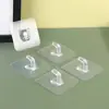 Ganchos Adhesivos Fuertes y Gruesos, Ganchos sin Taladro, Ganchos que no Dejan Marca, Ganchos Impermeables para Baño, Ganchos de Pared, Ganchos de Alta Resistencia