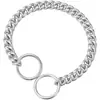 Venta spot collar para perro de acero inoxidable dorado de 10 mm cadena P collar de titanio Amazon AliExpress explosiones al por mayor