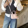 Bolsas Infantis Transfronteiriças Nova Primavera Estilo Coreano Frescas Xadrez Bolsas de Mão para Meninas Doce Princesa Batom Bolsa Transversal