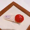 Hd11182A02 Ovelha Bola de Feltro Feita à Mão Tomate Grampo de Cabelo Par Desenho Animado Fofo Criativo Grampo para Franja Lateral