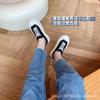 Zapatos Populares de Cuero Genuino Tipo Galleta 2025 Nuevos Tenis Blancos de Moda para Mujer de Primavera y Otoño, para Aumentar la Altura, Transpirables, Versátiles Tenis de Suela Gruesa