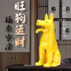 Enfeites de Cachorro de Cerâmica Cão de Limpeza Artesanato de Cachorro Cão do Zodíaco Decorações para Casa Presente Tang Sancai Cão Lobo