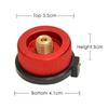 Cabezal de conversión redondo para exteriores, convertidor de cabezal de horno, aleación de aluminio, adaptador para tanque de gas largo, adaptador para estufa, tipo autocierre