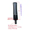 Accesorios para Pipa de Madera de Brezo DIY Boquilla Mango Tipo Sillín Grosor Longitud Cola Pequeña m Filtro Negro