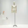 Suporte de Exposição Meio Corpo Feminino para Loja de Roupas Suporte de Exposição de Manequim de Corpo Inteiro Manequim Feminino de Corpo Inteiro com Pernas Divididas Estilo Coreano