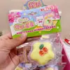 Nuevo Juguete de Apretar Fluido Forma de Estrella de Cereza Alto Valor Estético Lindo para Niños Alivio del Estrés Apretable Juguete de Juego de Moda