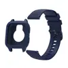 Adecuado para Reloj Garmin Venusg2 Cubierta Protectora de Silicona + Juego de Correa de Cuadros Pequeños