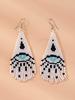 Cinco características, ojos, aretes, explosiones amazónicas, aretes de borla larga caliente transfronterizos europeos y americanos, aretes bohemios