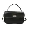 Nova Bolsa de Ombro Outono 2025, Elegante, Personalizada, Simples, Moderna, Luxo Leve, Cor Pura Retrô, Bolsa de Mão Versátil