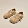 Zapatos Individuales de Felpa Estilo Coreano Perezosos Antideslizantes de Punta Cerrada Suela Gruesa 2026 Nuevos Otoño/Invierno Retro Simples de Algodón Zapatos Birkenstock