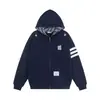 Moletom com capuz listrado casual estilo americano para homens, nova coleção primavera/outono 2026, design de caimento solto, jaqueta cardigã versátil para casais