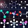 Modelo de estructura molecular química de escuela secundaria y preparatoria, proporción de bola y palo, modelo de bola y palo orgánico, modelo de equipo experimental