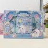 Set de Cuaderno con Candado de Contraseña Pu de Sanrio Bolso Boutique de Gama Alta que Calienta el Corazón Caja de Regalo Papelería para Niños Regalos Premios