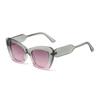 Gafas de Sol Ojo de Gato Gruesas de Patas Anchas para Hombres y Mujeres Jamie 22021 Transfronterizas Ins Personalizadas de Moda Ojo de Gato