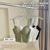 Bandolera sexy de estilo coreano de verano para mujer, con cinturón interior y exterior, almohadilla para el pecho, sin aro de acero, ajustada, anti-correr, de seda helada, bonita envoltura para la espalda.