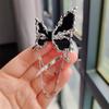 Nuevo broche de traje de mariposa negra, accesorio de ramillete, diseño de mujer, sentido nicho, exquisito broche de estilo frío de alto sentido