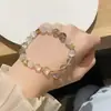 Nova Pulseira de Cristal de Morango Natural Pulseira de Cristal Verão Feminino Nicho Joias Frescas Doces de Alta Qualidade Atacado