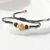 Pulsera trenzada Círculo Qiankun, estilo Nudo Chino, Símbolo de Manzana y Deseo, Fragmentos de Plata, 0 kg Atracciones Turísticas, Fabricante Transfronterizo, Venta al por Mayor de Joyería