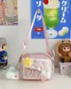 Bolsa Transversal Fofa e Macia Transfronteiriça para Estudantes, Bolsa Transversal Dopamina Pequena para Passeios, Bolsa de Celular Estética de Alto Valor para Meninas
