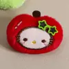 Colgantes de felpa de dibujos animados de la serie de frutas: manzana, pera, piña accesorios de ropa, broches, accesorios para bolsos y calcetines, artículos decorativos