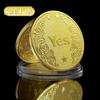 Monedas de Decisión SÍ/NO Jugar Monedas de la Suerte para Desear Accesorios Juguetes Regalos Creativos Monedas Conmemorativas Regalos Avanzados de Nicho