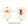 Nova camiseta VLONE JERRY Big V Smoke reflexiva solta de manga curta com flor de cerejeira para homens e mulheres, camiseta de casal de marca de rua, verão