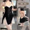 Lingerie Sexy, Tentação Doce, Pijama de Manga Voadora, Decote em V Profundo Costas Nuas Com Bojo, Camisola Flocked, Robe Exterior, Conjunto Feminino
