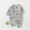 Ropa para bebé recién nacido, mameluco de mariposa para recién nacidos, protector de barriga de algodón puro para primavera y otoño, mameluco Clase A, mameluco para todas las estaciones