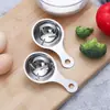 La Tienda Suministra Separadores de Clara de Huevo de Acero Inoxidable para el Hogar, Separadores de Huevo y Herramientas de Cocina para Hornear para Dropshipping de Claras de Huevo