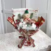 Ramo de Muñecas Navideñas Producto Terminado para Novia e Hijo Regalo Creativo de Año Nuevo Muñeca Ramo de San Valentín