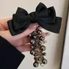 Diadema de teléfono de cordón de resorte estilo coreano para coleta alta para mujer, cuerda para moño dopamina primavera-verano, banda elástica para coleta linda y versátil
