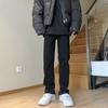 Elegantes nuevos populares artísticos combinables modernos urbanos de cintura media pantalones de moda pantalones casuales de otoño perezoso para hombre