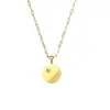 Moda Europea y Americana Elegante Retro Estilizado Nicho Collar Acero Inoxidable Chapado en Oro de 18K Circonio Geométrico Retrato Collar para Mujeres