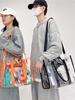 Nueva Bolsa Transparente Cruzada Casual Natación Pvc Impermeable Cartera Bolsa de Cosméticos Viaje Simple Gran Capacidad Bolsa de Hombro