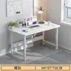 Mesa de Computador de Mesa para Quarto de Casa Estudo Mesa Simples para Escrever Aprendizado Mesa Estante de Livros Estante de Livros Mesa Combinada Integrada