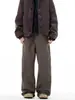2025 Novas Calças Casuais Largas Masculinas Estilo Coreano Tendência Versátil Calças Jeans de Verão com Caimento Wide-Leg