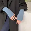Guantes de Medio Dedo para Mujer Otoño/Invierno 2026 Lana Cálidos Sin Dedos Estudiante Escritura Pantalla Táctil Tejido Engrosado Protector de Muñeca Venta al por Mayor