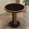 Mesas y sillas de estilo rústico para restaurantes de alta gama, cafeterías y restaurantes de fusión de moda y nicho que sirven cocina occidental, hechas de madera maciza
