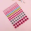 Accesorios para teléfono de juguete personalizados para niños, decoración creativa de álbum de fotos para hacer tú mismo, pegatinas de diamantes de imitación acrílicos adhesivos