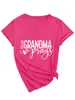 Esta abuela reza Amazon Wish Estación Independiente Cómoda Versátil Informal Camiseta de Manga Corta con Cuello en V para Mujer