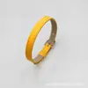 Pulseira de Couro Sintético 8mm Pulseira de Couro PU Pulseira de Personalidade DIY Acessórios de Joias Vestíveis Letra Gotejamento de Óleo