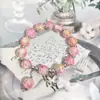 Pulseira de Contas de Cerâmica Estrela Concha Estilo Resort para Mulheres, Pulseira Exquisita de Nicho de Luxo Leve, Pulseira de Festa Estudantil de Alto Nível