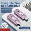 Pen Drives USB Transfronteiriços para Computador e Celular Adequados para Apple, Android, Tipo-C, Huawei USB 3.0, Pen Drives USB de Grande Capacidade 1TB 2TB