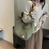 Bolsa de Commute para Alunos Classe 2026 Novo Modelo Grande Capacidade Nicho Ombro Único Transversal Leve Simples Cor Sólida Bolsa Tote
