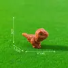Figuras de animales realistas y creativas de dinosaurios y cocodrilos para micro-paisajismo, accesorios de decoración de jardín DIY, adornos pequeños